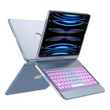 Funda Con Teclado Ggh Para iPad Pro 11 2022 Azul