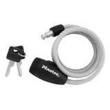 Candado De Cable Compacto Master Lock 8109d, Plateado, 5 Pie