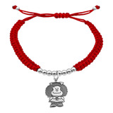 Pulsera Bolitas Mafalda De plata 925 Roja