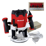 Fresadora Router Carpintería Einhell Te-ro 55 Kit