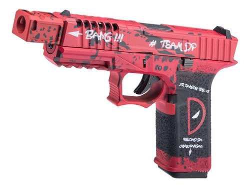 Pistola Airsoft Gbb Glock Deadpool Vx7212 Armorer Works