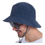 Gorro Sombrero Pescador Bucket Azul