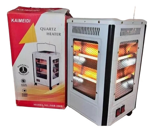 Estufa Calentador De Cuarzo Eléctrico Calefactor 2000w