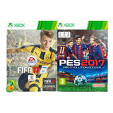 Fifa 17 - Pes 2017 Xbox 360 Original