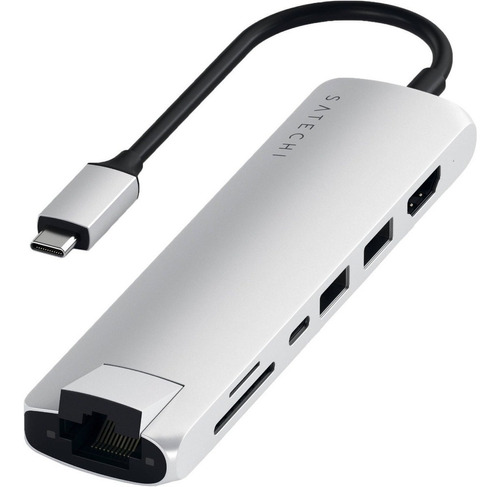 Adaptador Hub Usb C 7 En 1 Hdmi  Sd Ethernet Satechi