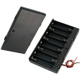 8 X Aa 12v Battery Holder Case Box Wired On/off Switch ...