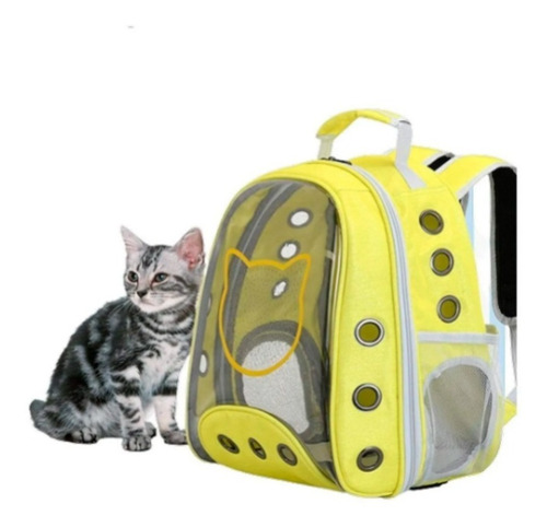 Mochila Back Pack Transportadora Gato Perro Mascota Pequeña