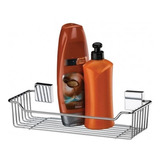 Porta Shampoo Sabonete Inox Suporte P/ Banheiro Cromado