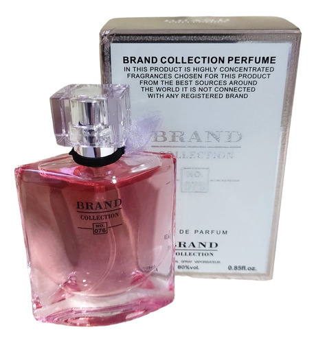 Perfume Brand Collection N-076 Volume Da Unidade 25 Ml
