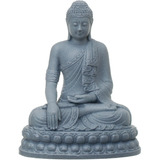 Mini Estátua Decorativa De Mesa Buda Estatueta Budista