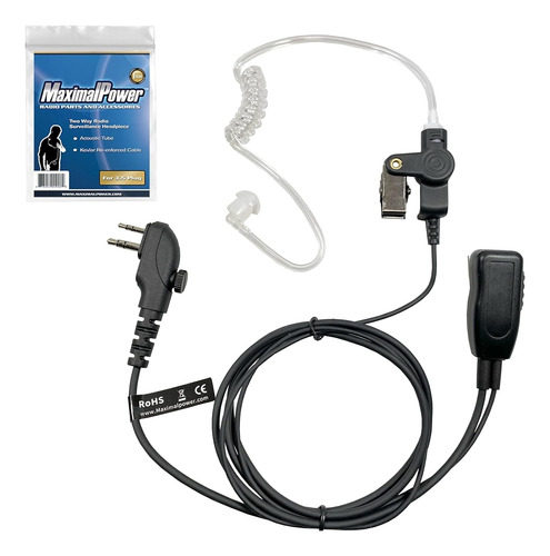 Hytera Hyt Single Wire 2pin Radio Earbud Auriculares Pt...