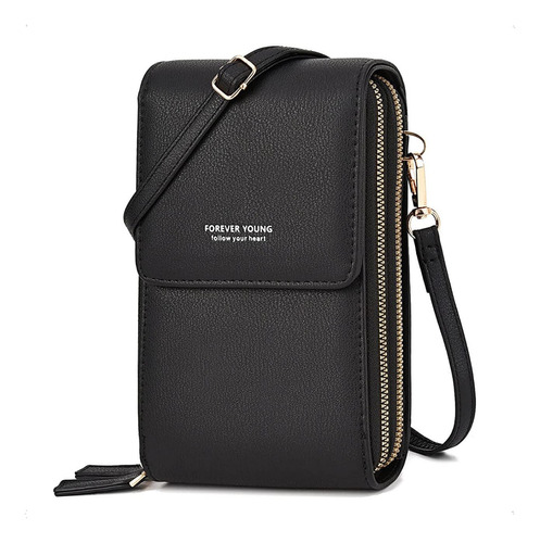 Bandolera Mujer Porta Celular Mini Bag Morral Tapa Cierre