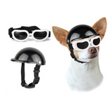 Gafas Con Protección Ocular Uv Y Casco Para Perro Pequeño
