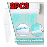 2 Pcs Aire Acondicionado Universal Deflector De Viento Cubie