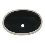 Cuba Oval De Embutir 49x36cm Preta Il6 Icasa Para Banheiro Cor Preto