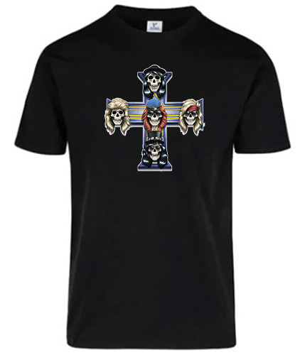 Playera Negra Moda N6w Guns And Roses J328