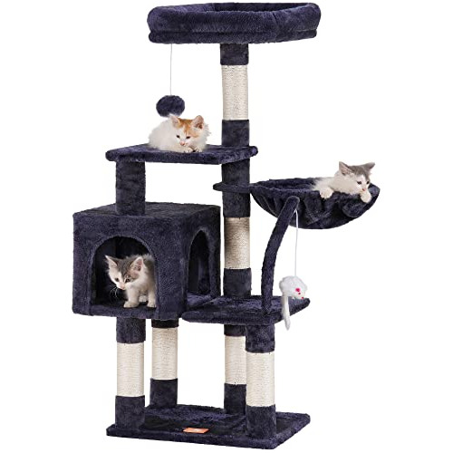 Heybly Árbol Para Gatos Con Juguete, Condominio De Torre Par