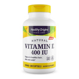 E-400 Vitamina E (180 Cápsulas) Healthy Origins