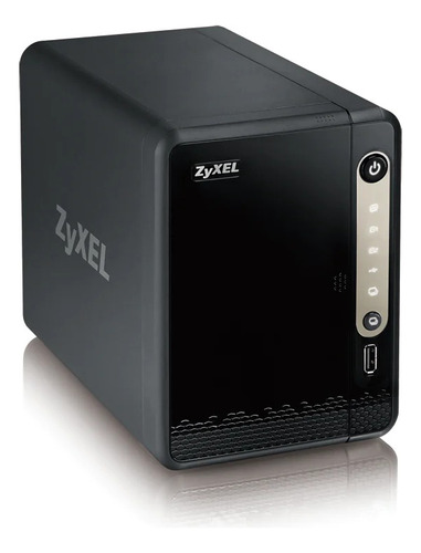 Server Nas Zyxel 326 De 2 Bahias - Impecable Con Fuente
