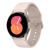 Smartwatch Samsung Galaxy Watch5 40mm Super Amoled Ip68 Color De La Caja Blanco Color De La Malla Pink Gold Color Del Bisel Pink/gold