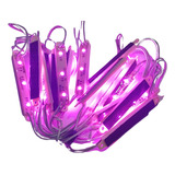 100 Módulos Slim De 3 Led 3528 Color Purpura Sydemex