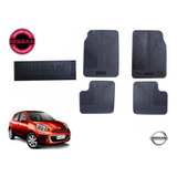 Kit 4 Tapetes Uso Rudo Nissan March 2016 Original 