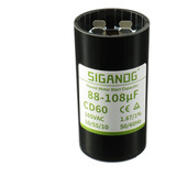 Sigandg 88-108 Mfd 165vac Condensador De Arranque Redondo 50