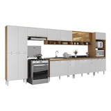 Cozinha Completa Modulada 7 Peças Paris Multimóveis Mp2226