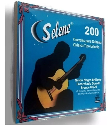 Selene 200 Cuerdas Para Guitarra Clásica Nylon