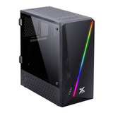 Gabnete Gamer Mid Tower Atx Rgb Lateral Janela Acrilica + Nf