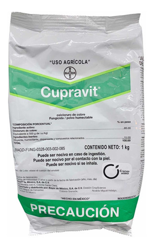 Cupravit 1 Kg Fungicida Oxicloruro De Cobre