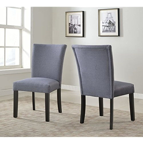 Nosotros Muebles De Orgullo Sally Clasico Tapizado Gris Tel