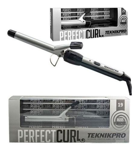 Buclera Bucleadora Profesional Teknikpro Perfect Curl