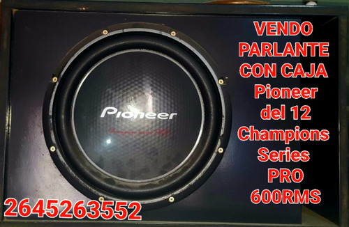 Parlante Pionner Champions Series Pro 