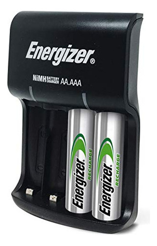 Energizador Recarga Valor Cargador Con 4 Pilas Aa Nimh Recar