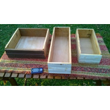 Caja Cajón Organizador Madera Reciclada $ C/u Lote 0462