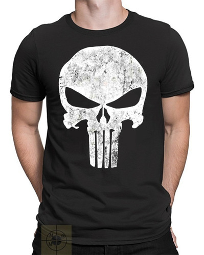 Camiseta Camisa Justiceiro Punisher Série Castle Filme Geek
