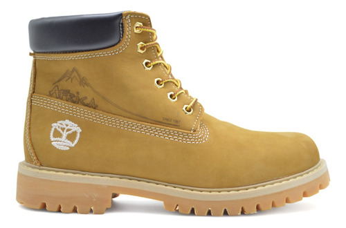 Bota De Trabajo Hombre Casual 100%piel Calidad Premium Afrik