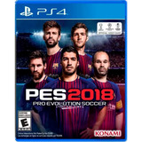 Pro Evolution Soccer Pes 2018 Ps4 Físico