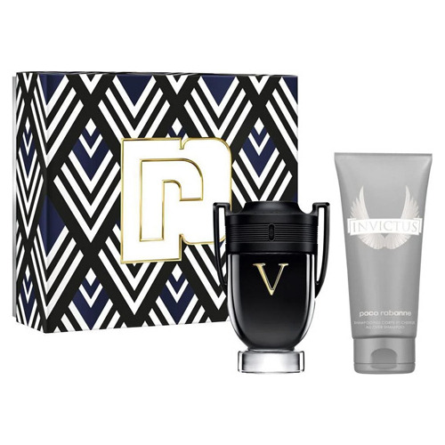 Kit Invictus Victory Eau De Parfum Paco Rabanne 50ml + Shampoo Corpo E Cabelo 100ml Masculino