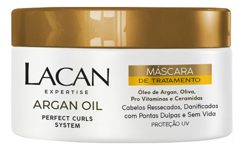 Máscara Fortalecedora Lacan Maxi Hidratante Argan Oil 300g