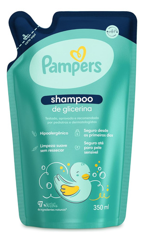 Pampers Shampoo De Glicerina Refil 350ml