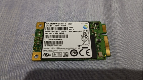 Memoria M2 Ssd Samsung 128gb