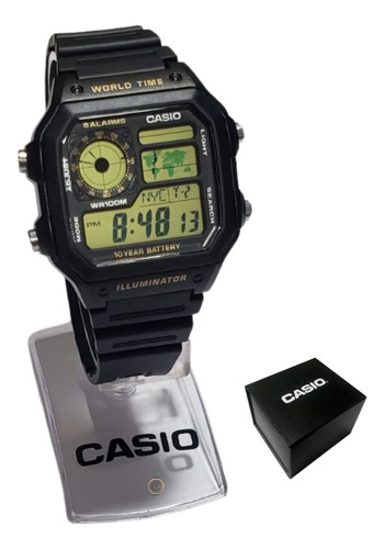 Relógio Casio Masculino Digital Esportivo Ae-1200wh-1bvdf