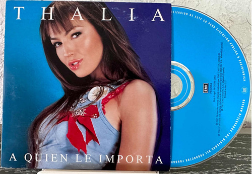 Thalia - A Quien Le Importa Single Import España Sencillo