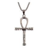 Ankh Collar Cruz Egipcia Con Cadena Para Hombre Y Mujer Dije