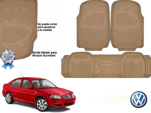 Tapetes Uso Rudo Beige Rd Vw Jetta Clasico 2013