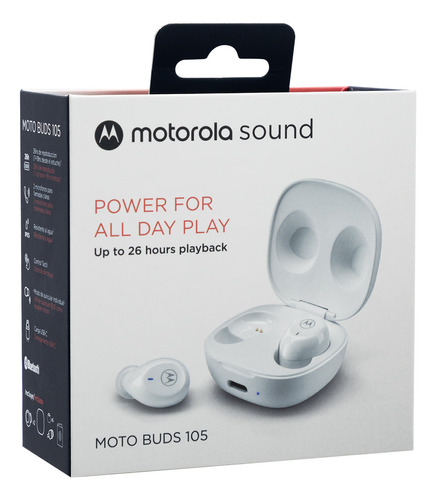 Audifono Motorola Moto Buds 105 True Wireless Blanco