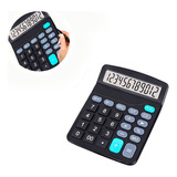 Calculadora De Mesa 12 Digítos Comercial C/ Display Grande Cor Preto