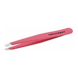 Pinza Tweezerman Fashion Color Slant, Geranio, 1 Unidad